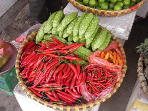verdure fresche vietnamite